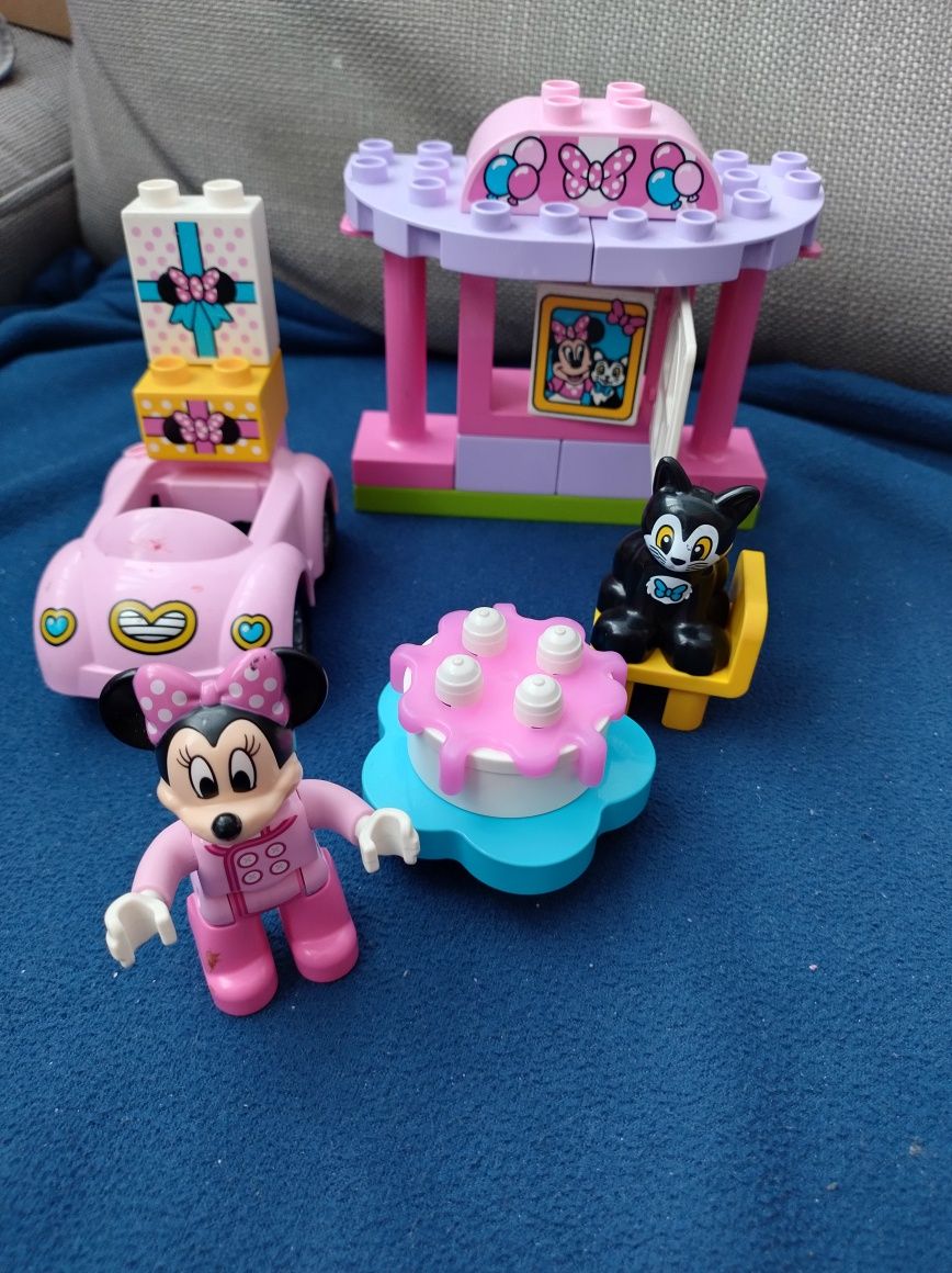 LEGO Duplo mix 7 zestawów  plus wózek Mega Bloks z sorterem
