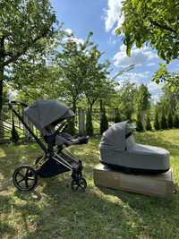 Продам коляску Cybex Cybex Priam 3.0 2 в 1 Soho Grey шасі Rosegold