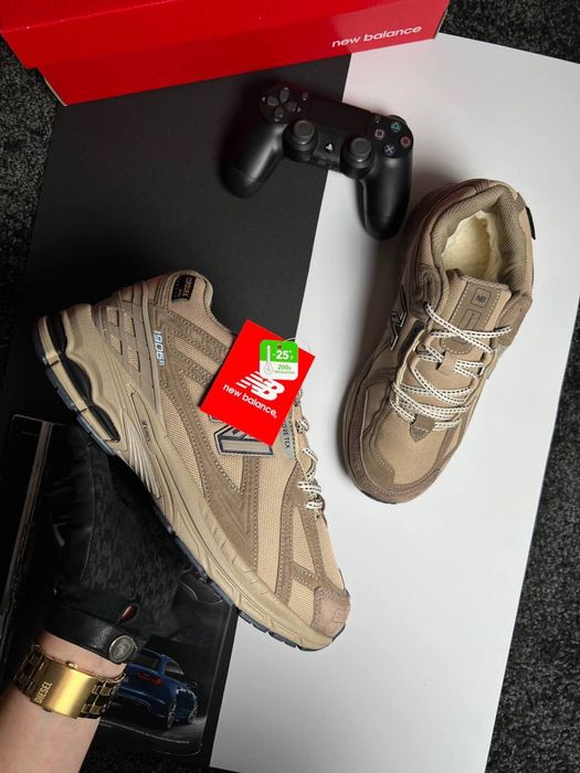 Чоловічі кросівки нью беланс на хутрі New Balance 1906R Fur Beige