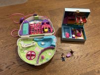 Polly Pocket torebka plac zabaw + mini szkoła