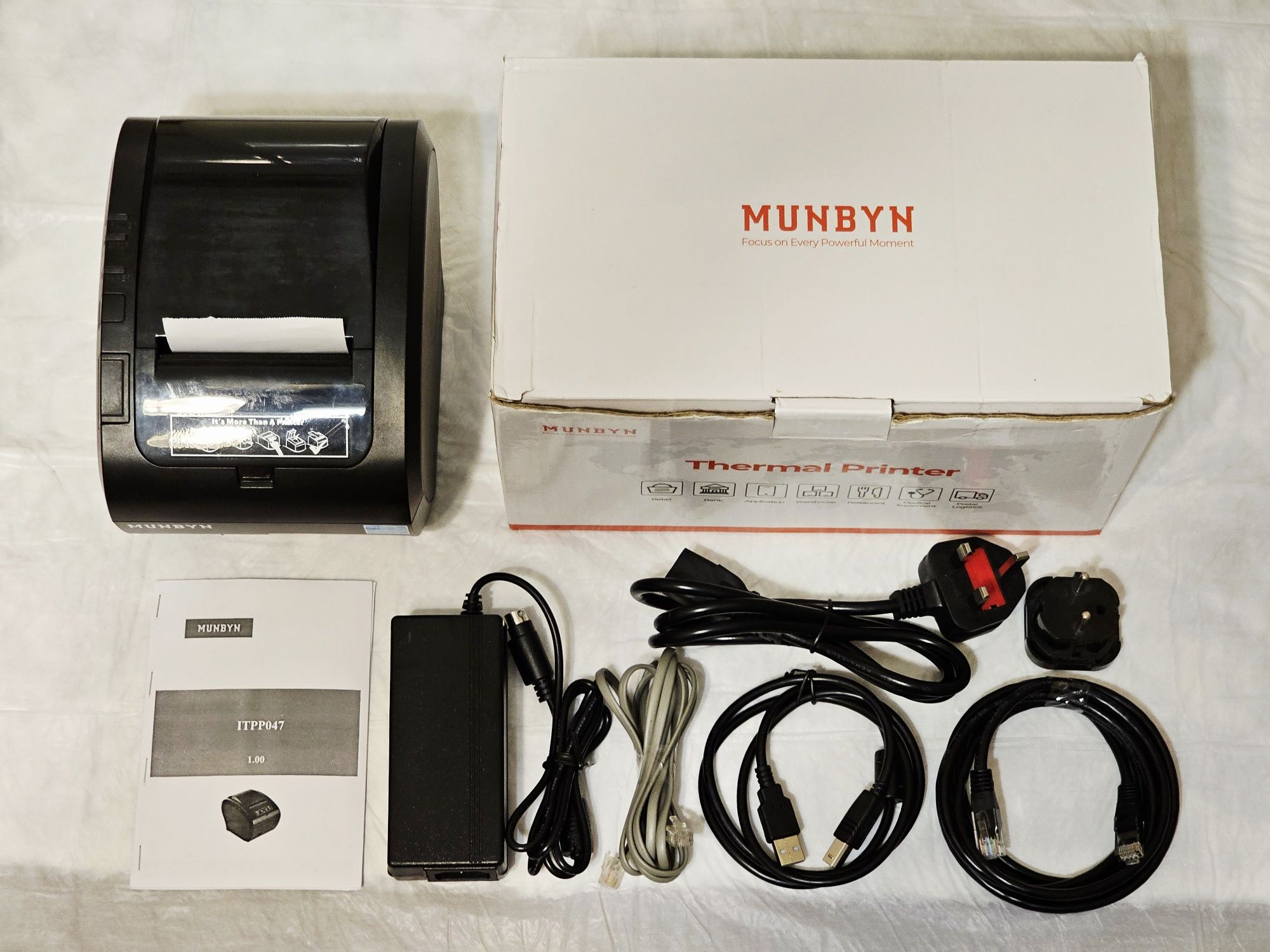 Термопринтер чековий POS 80 мм MUNBYN ITPP047P