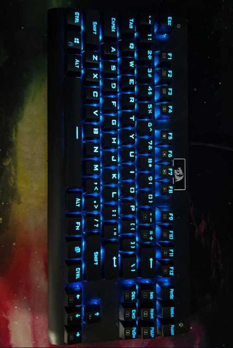 Klawiatura mechaniczna Redragon Dark Avenger K568 blue switch