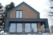 Deska elewacyjna kompozyt orzech 580 x 21,8 x 26 mm - LAMELE