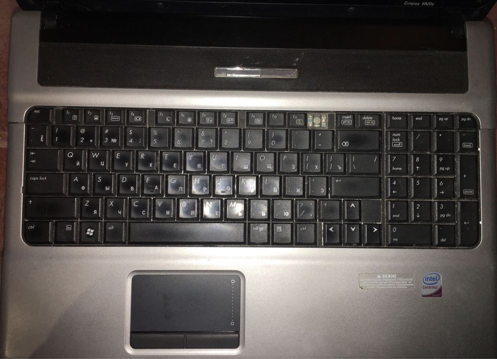 Ноутбук hp compaq 6820s