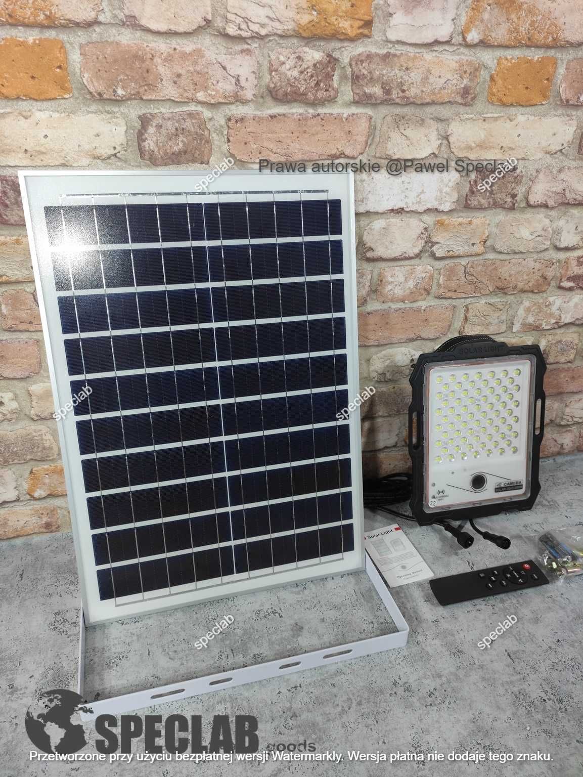 Halogen solarny 200W Z KAMERĄ