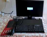 Monitor HP + Teclado