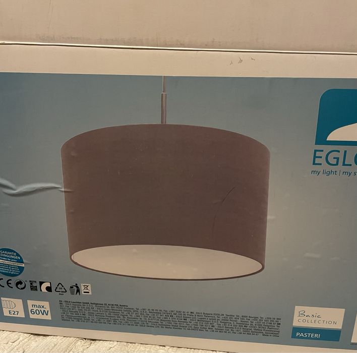 Conjunto de candeeiros teto e mesa de cor chocolate, de alta qualidade