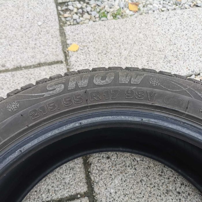 Kormoran Snow zimowe komplet 215/55/R17 98V używane stan b. dobry