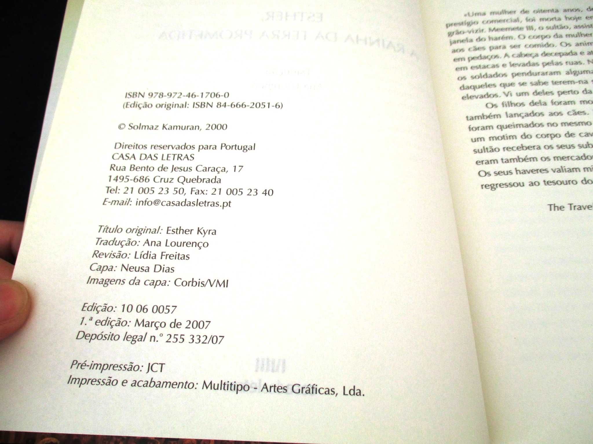 Livro Esther A rainha da Terra Prometida Solmaz Kamuran