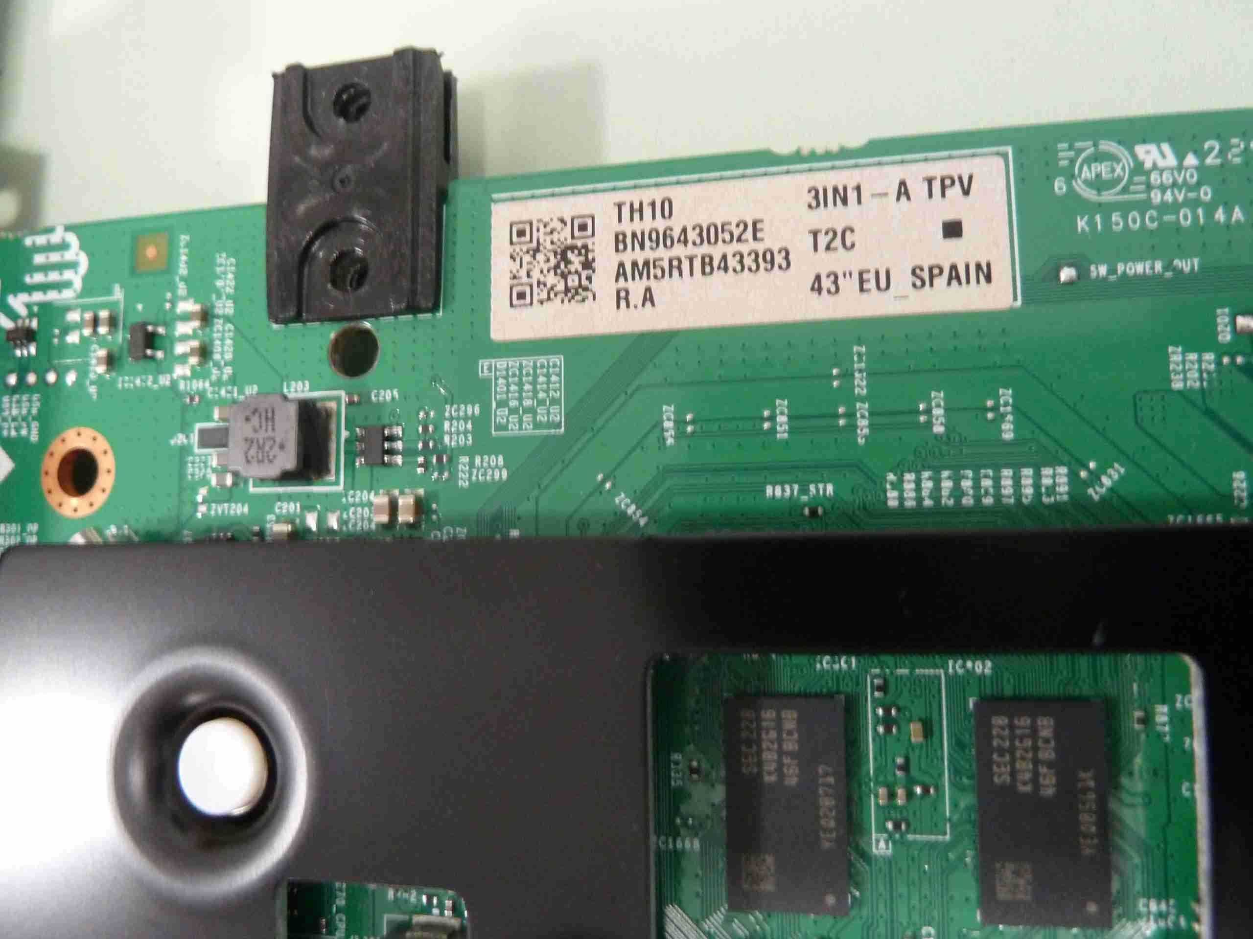 bn96..43052e mainboard tv led smart samsung ue43au7025k