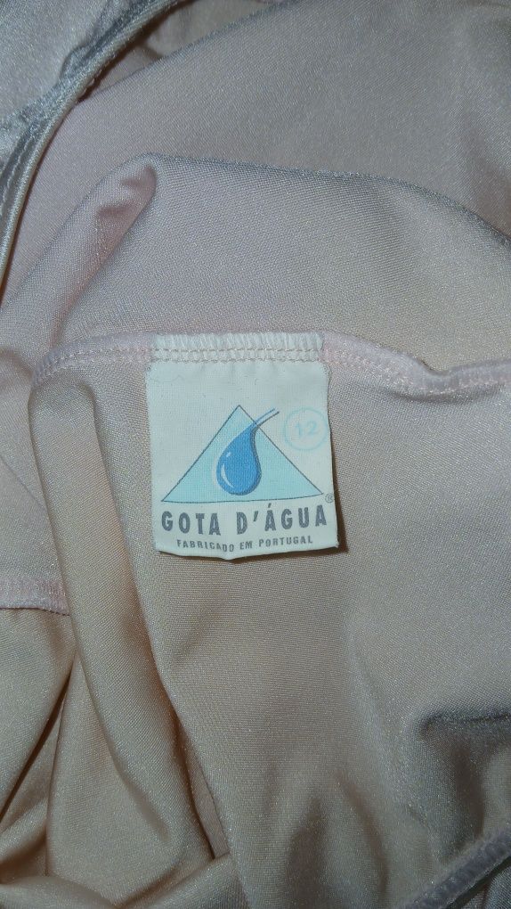 Fato de balet cor de rosa