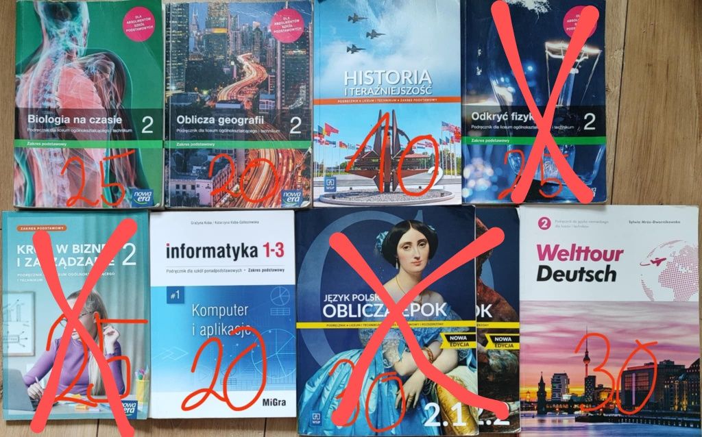Książki do 1 klasy szkoły średniej