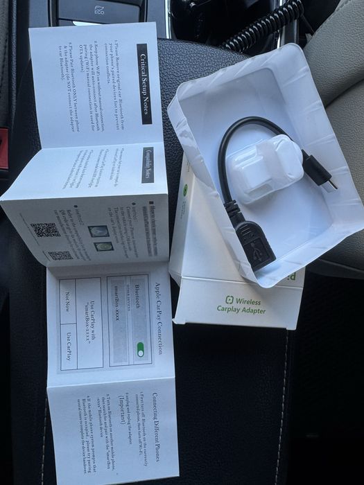 Carplay android auto usb адаптер беспроводной