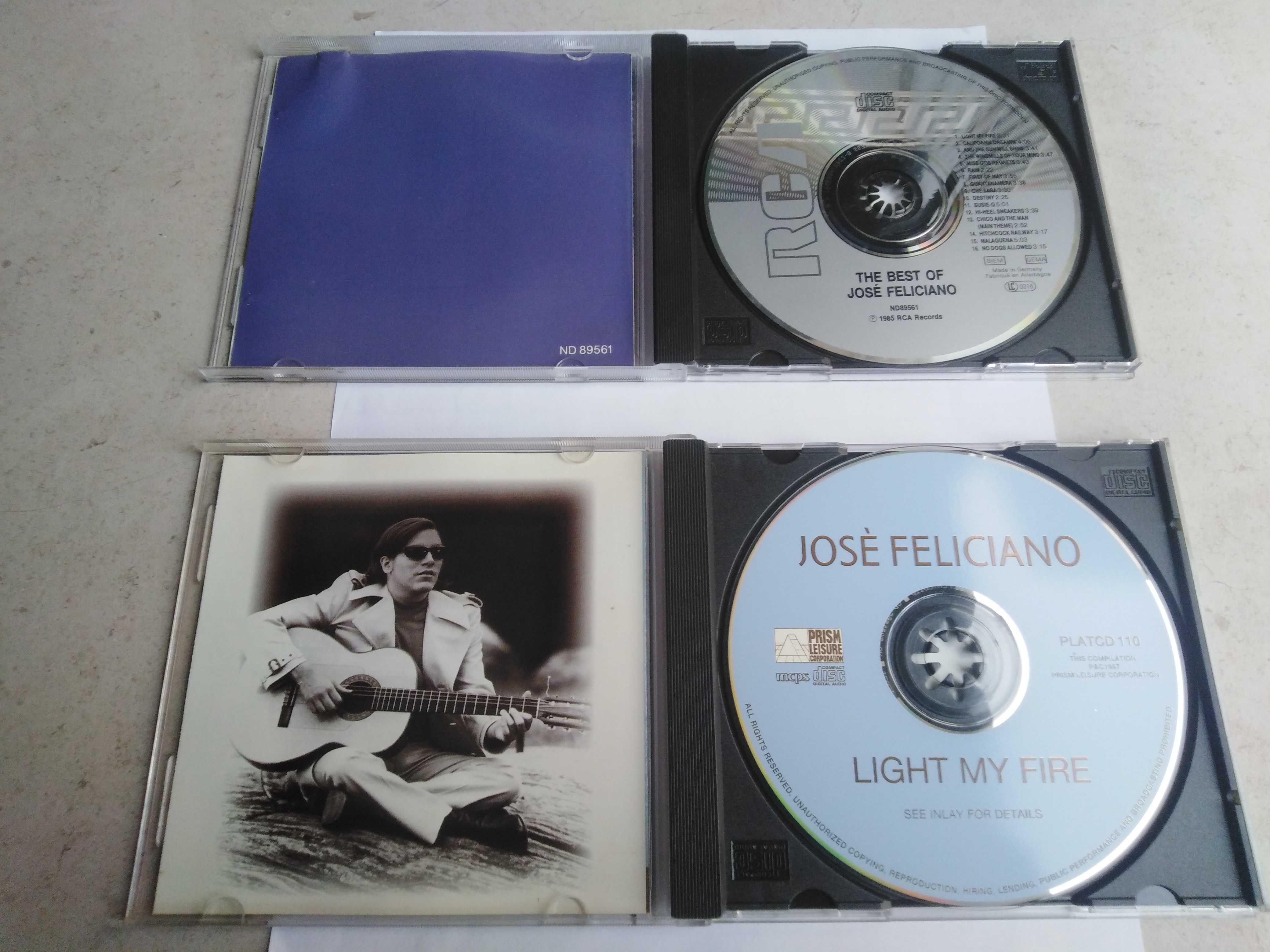 Conjunto de 2 CDS José Feliciano.