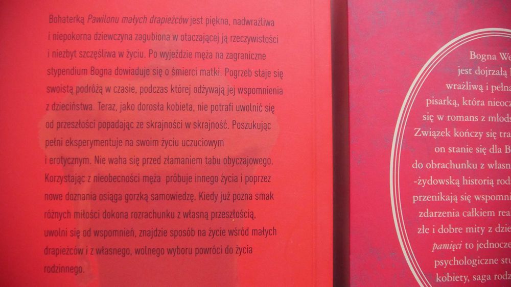 "Pawilon Małych Drapieżców"/"Złodziejka Pamięci"-Krystyna Kofta