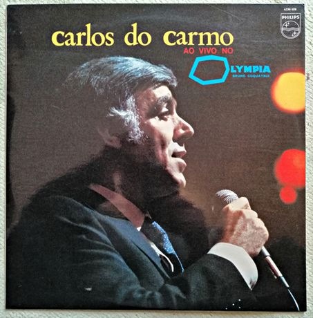 Vinil de Carlos Do Carmo ‎– Ao Vivo No Olympia