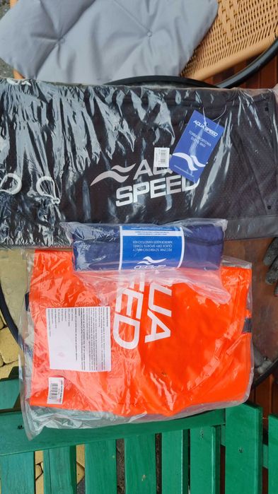 Bojka asekuracyjna +torba + ręcznik aqua speed