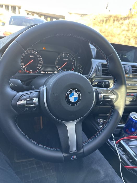 М руль на BMW F30 F20 F22 F32 F15 F25 с лепестками идеал