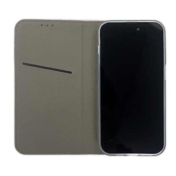 Etui Smart Magnet Book iPhone 14 Plus / 15 Plus 6.7" Różowo Złoty
