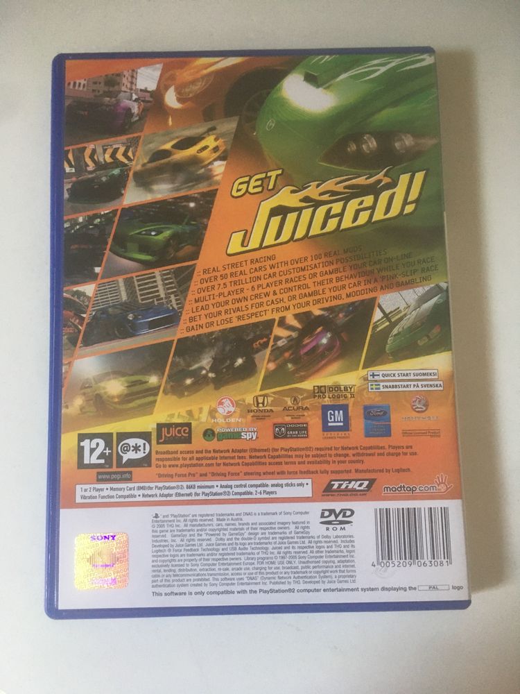 PS2 - Juiced (playstation 2)