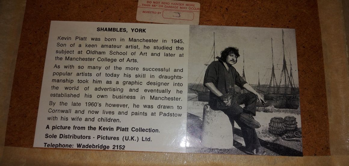 Obrazek vintage Shambles York autorstwa Kevin Platt