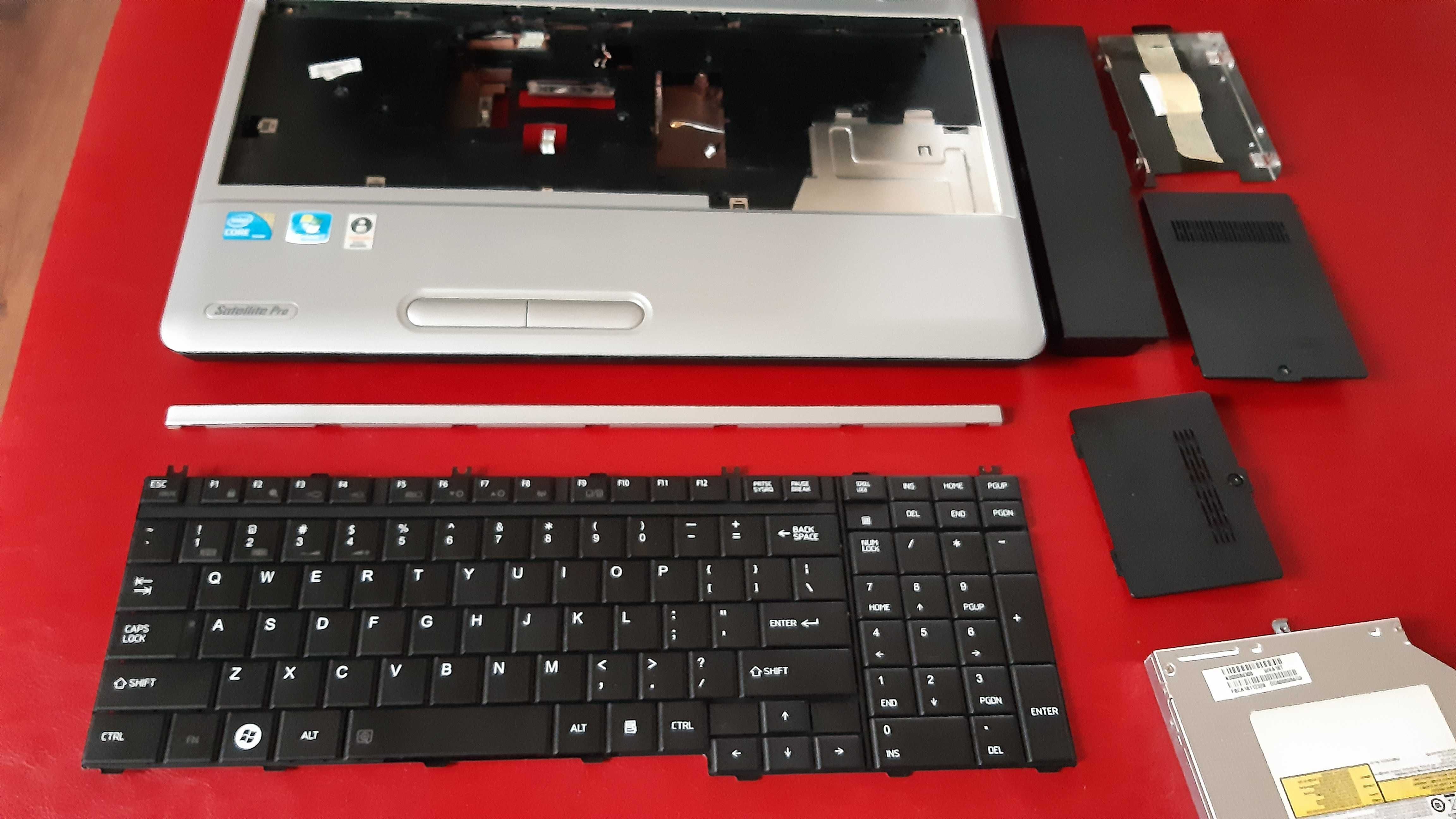 Laptopa Toshiba SATELLITE PRO L500-1TX Błyszcząca na części