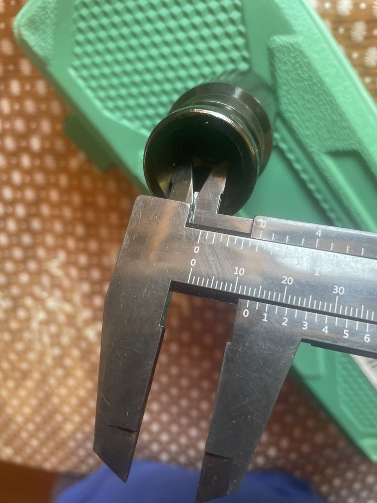 Подовжена ударна торцева головка 24мм 1/2 crom-vanadium якісна 6 гран