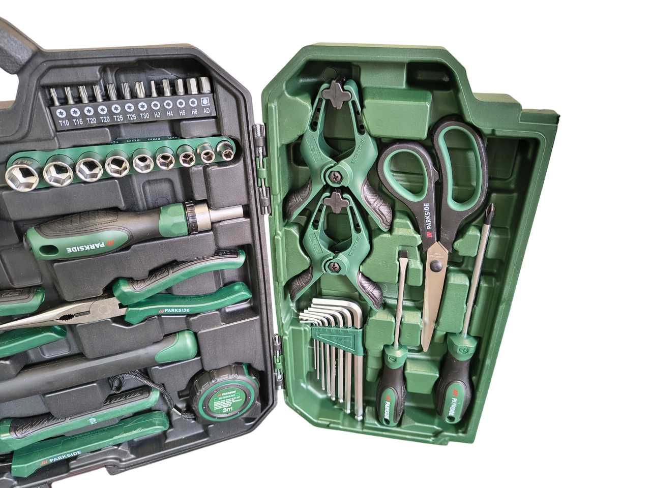 Parkside zestaw narzędziowy skrzynia Tool Kit 80 elementów
