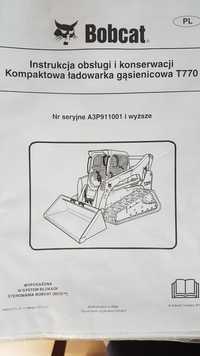 Instrukcja obsługi elektrycznej bobcat T770