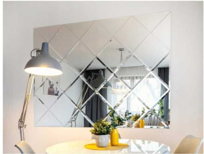 Lustro dekoracyjne GLAMOUR płytki lustrzane 120x60 fazowane NA WYMIAR