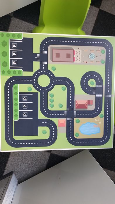 Zestaw mebli dla dzieci, stolik Lack i 3 krzesła