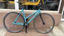 Rower single speed/ostre koło Mielec aluminium Novatec
