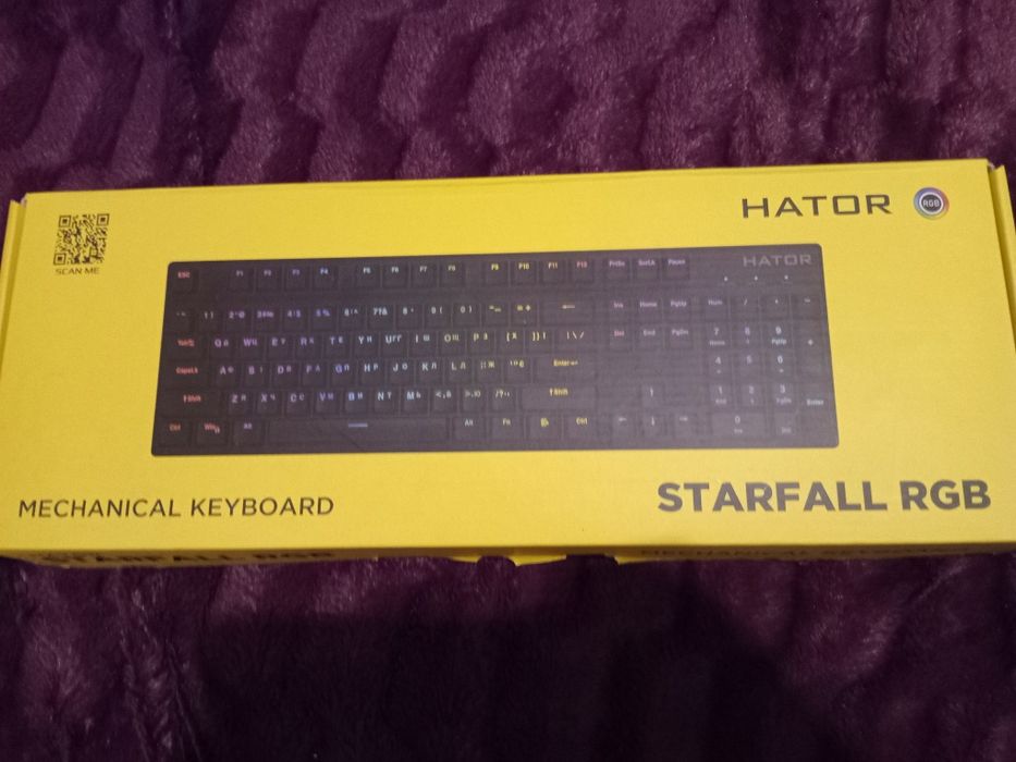 Клавіатура HATOR Starfall rgb Pink