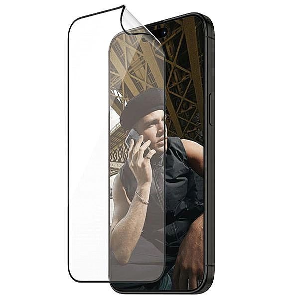 Szkło hybrydowe PanzerGlass Matrix Ultra-Wide-Fit na iPhone 15 Pro z p