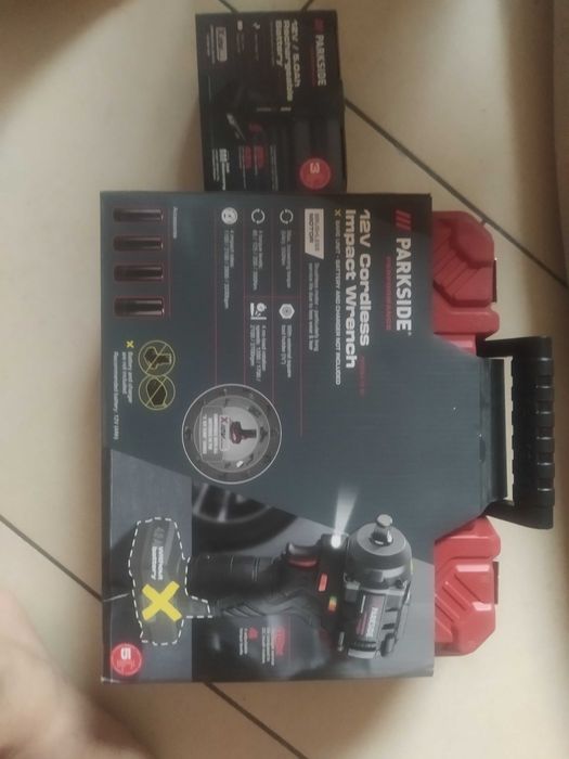 Klucz udarowy  Parkside 350Nm + 5Ah bateria i ładowarka