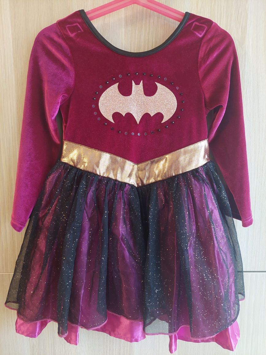 Kostium 98/104 Batman Halloween przebranie strój balik sukienka