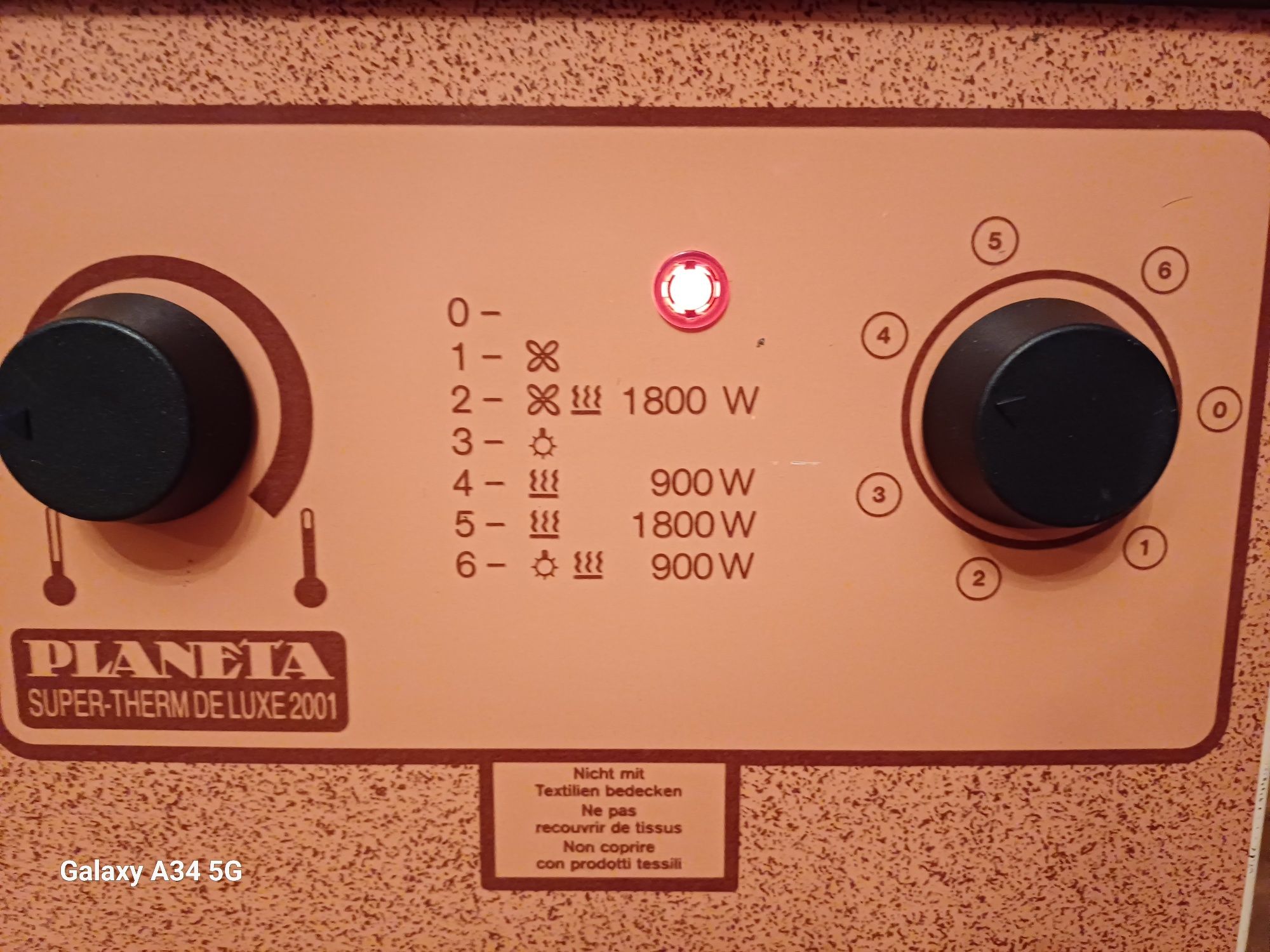 Piecyk Super -Therm Luxe elektryczny