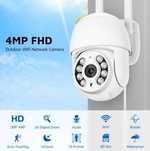 kamera IP 4MP WIFI kamera ochrony noktowizor kamery do monitoringu