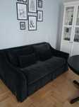 Ikea Farlov pokrowiec sofy 2 osobowej czarny