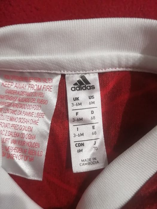 Футбольная форма костюм Adidas Arsenal на мальчика 3-6 мес, р. 68 см.
