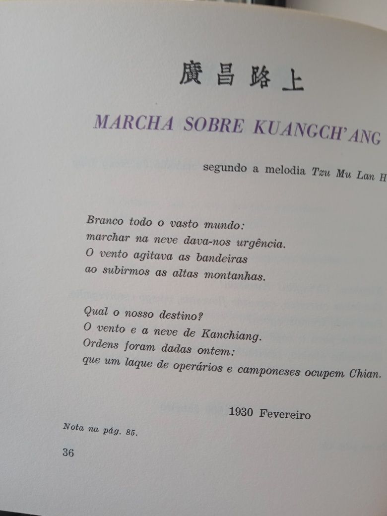 Poemas Mao TSE Tung (Português)