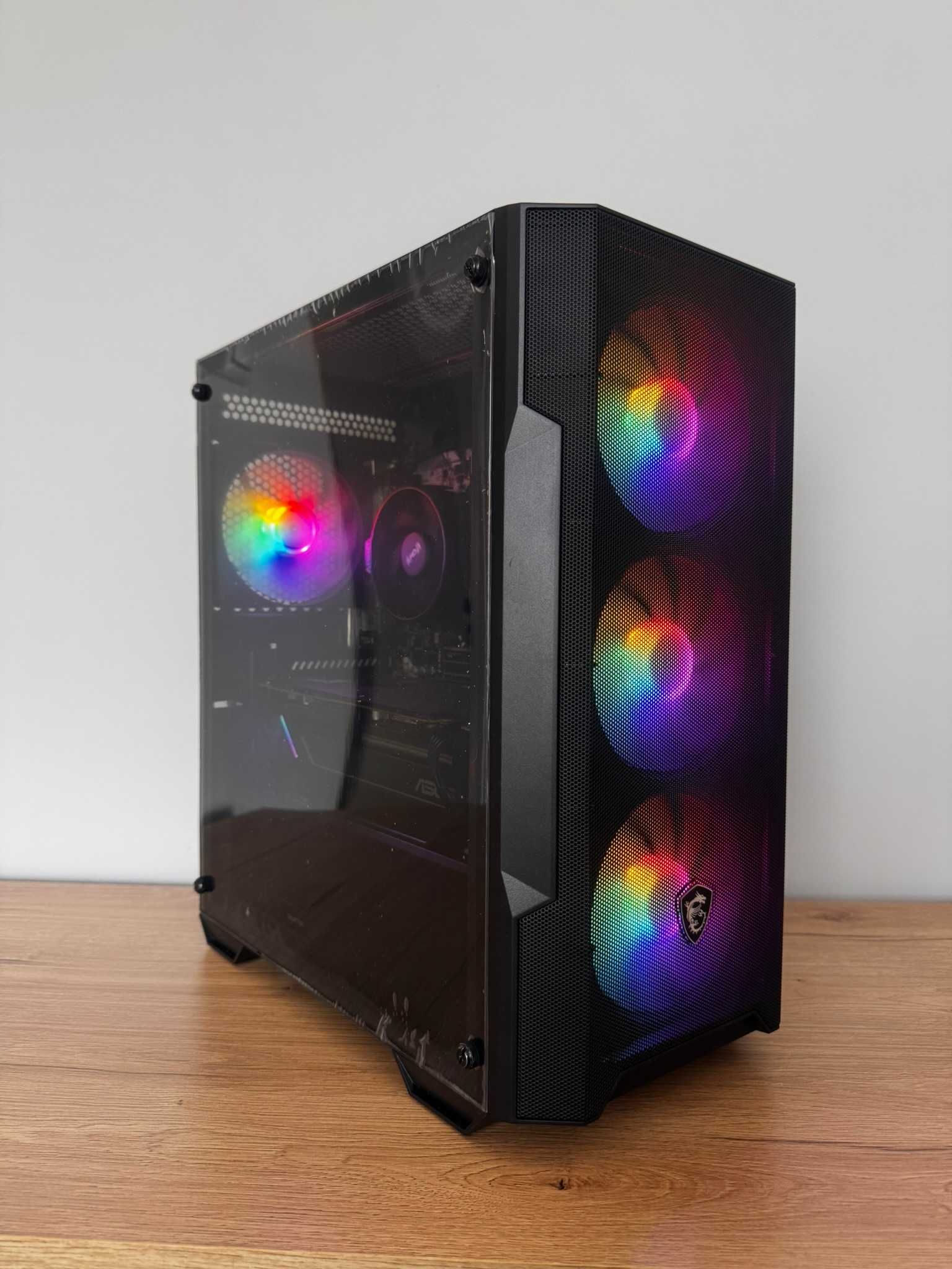 Wydajny Komputer Gamingowy Ryzen 5 5600 + RX 5600 XT + 16GB DDR4 + 1TB