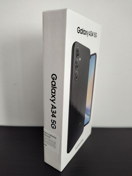 Смартфон Samsung Galaxy A34 5G 6/128Gb Black  NEW