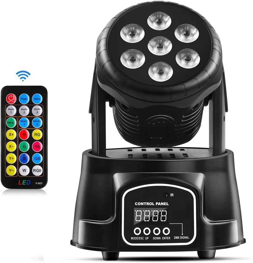 70 W Moving Head Wash Mini oświetlenie sceniczne DMX512 RGBW LED Spot