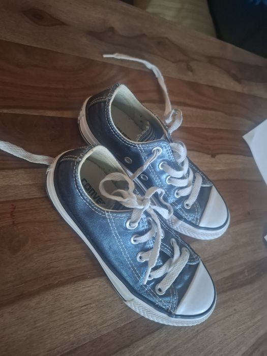 All star azul metalico , tamanho 29