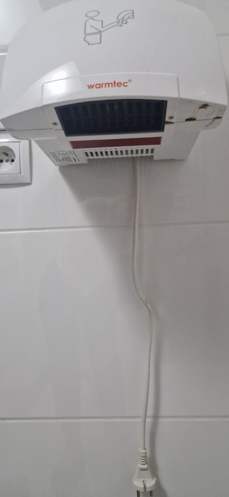 Elektryczna Suszarka do rąk Warmtec