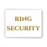 Ring Security - Tablica weselna 30x20cm