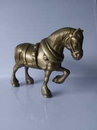 Вінтажний бронзовий кінь-важковоз 25*17, 5 см 1,38 кг