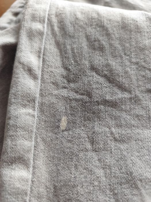 Męskie bawełniane spodnie jeansowe straight fit z długimi nogawkami ro
