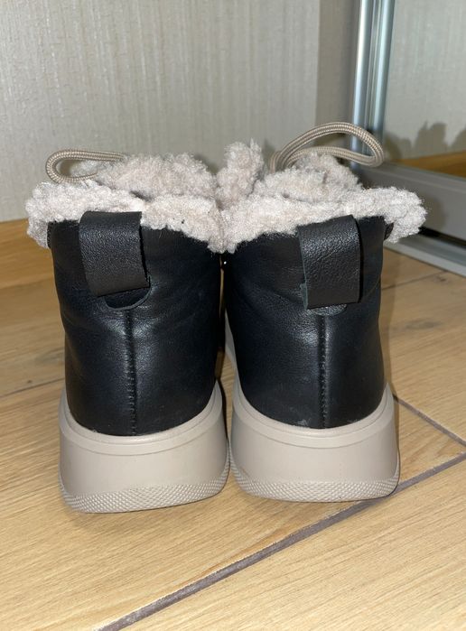 Ботінки шкіряні, зимове взуття шкіра